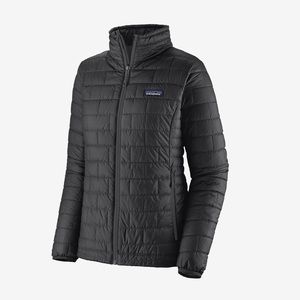 Patagonia Women’s Nano Puff Black Jacket Size XL- Insulted Coat